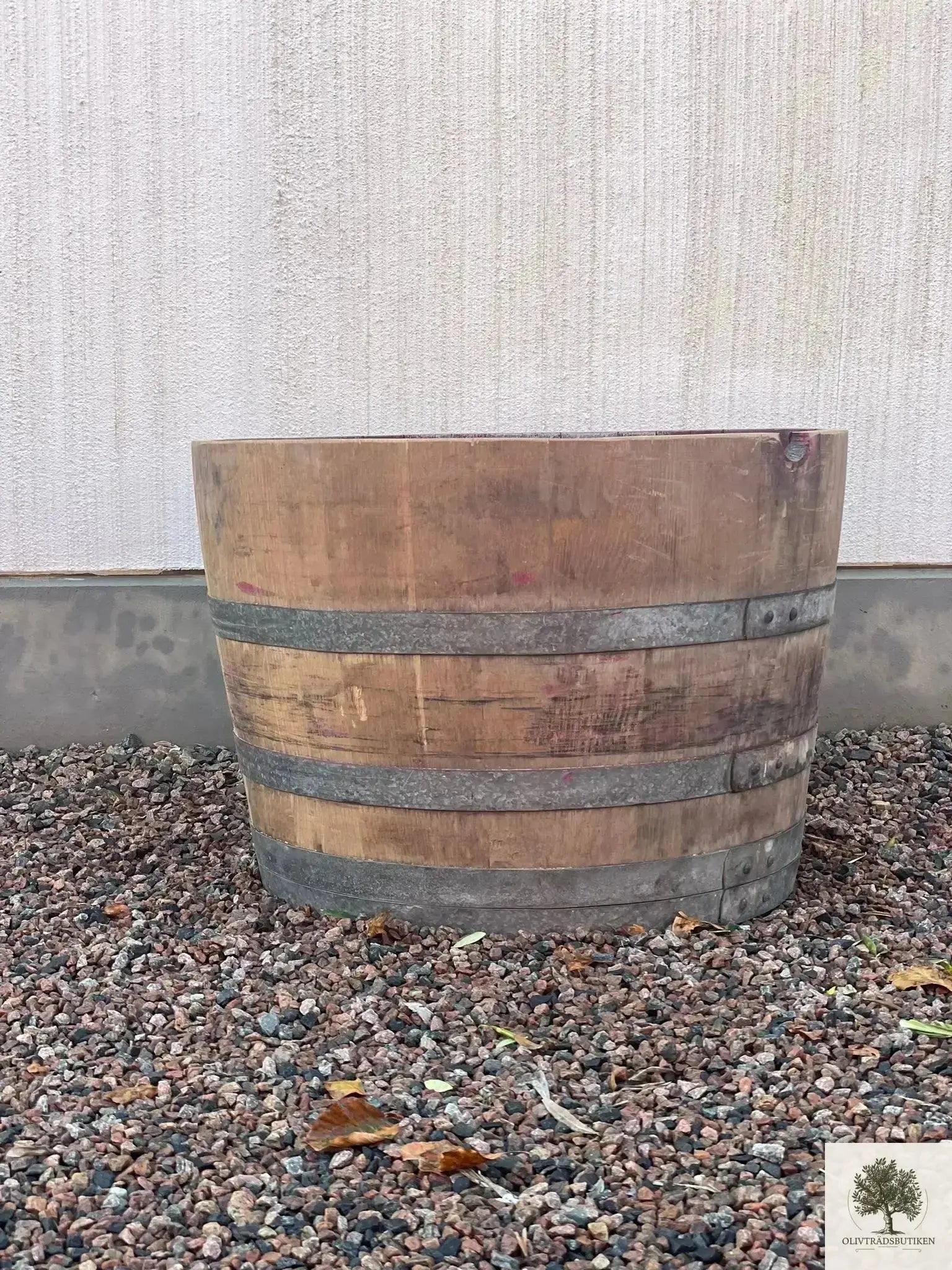 Halv vintunna i ek (2,5 cm gods) 70 x 47 cm Olivträdsbutiken
