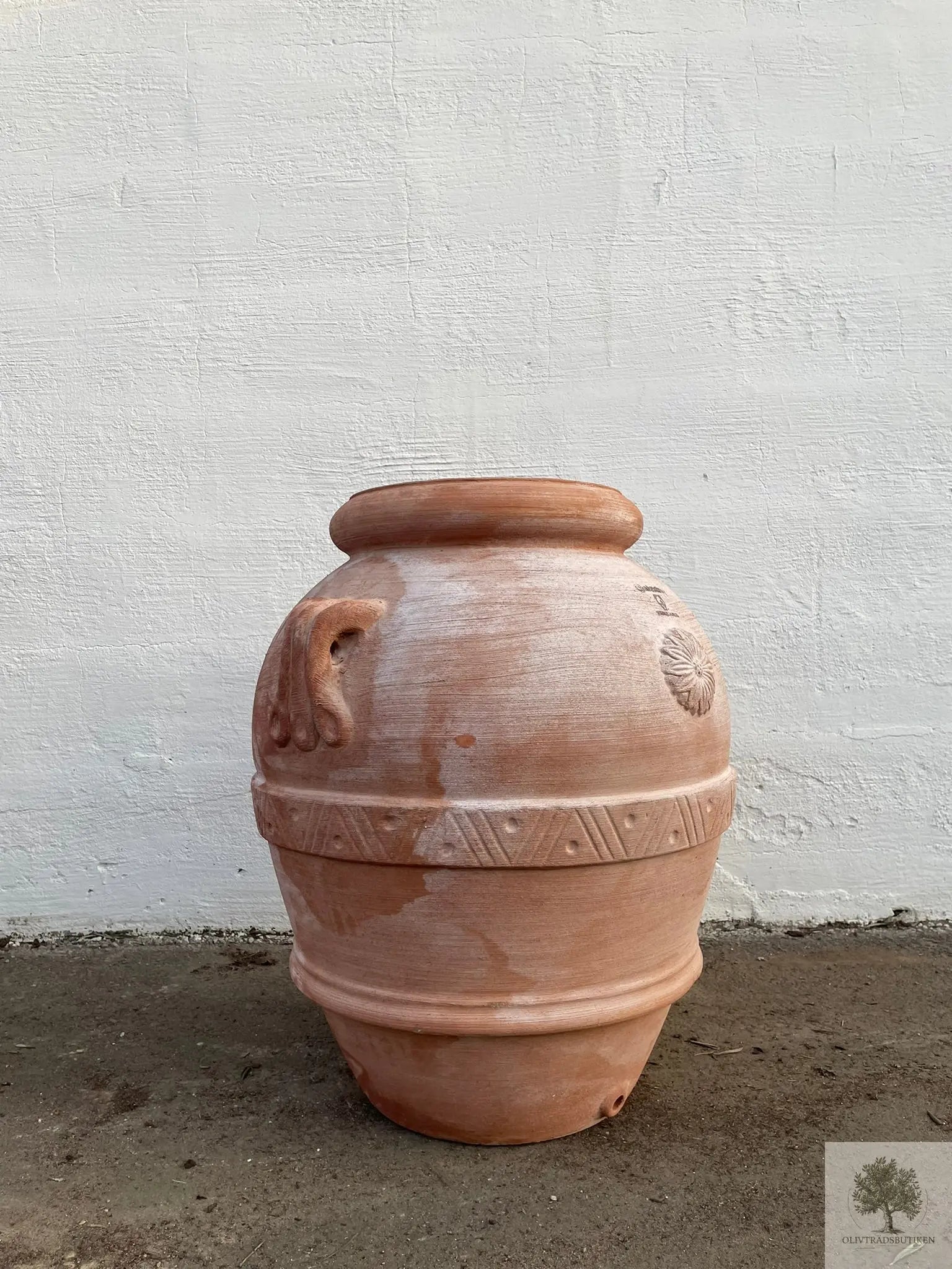 Urna terrakotta- 70 cm höjd - 60 cm diameter Olivträdsbutiken