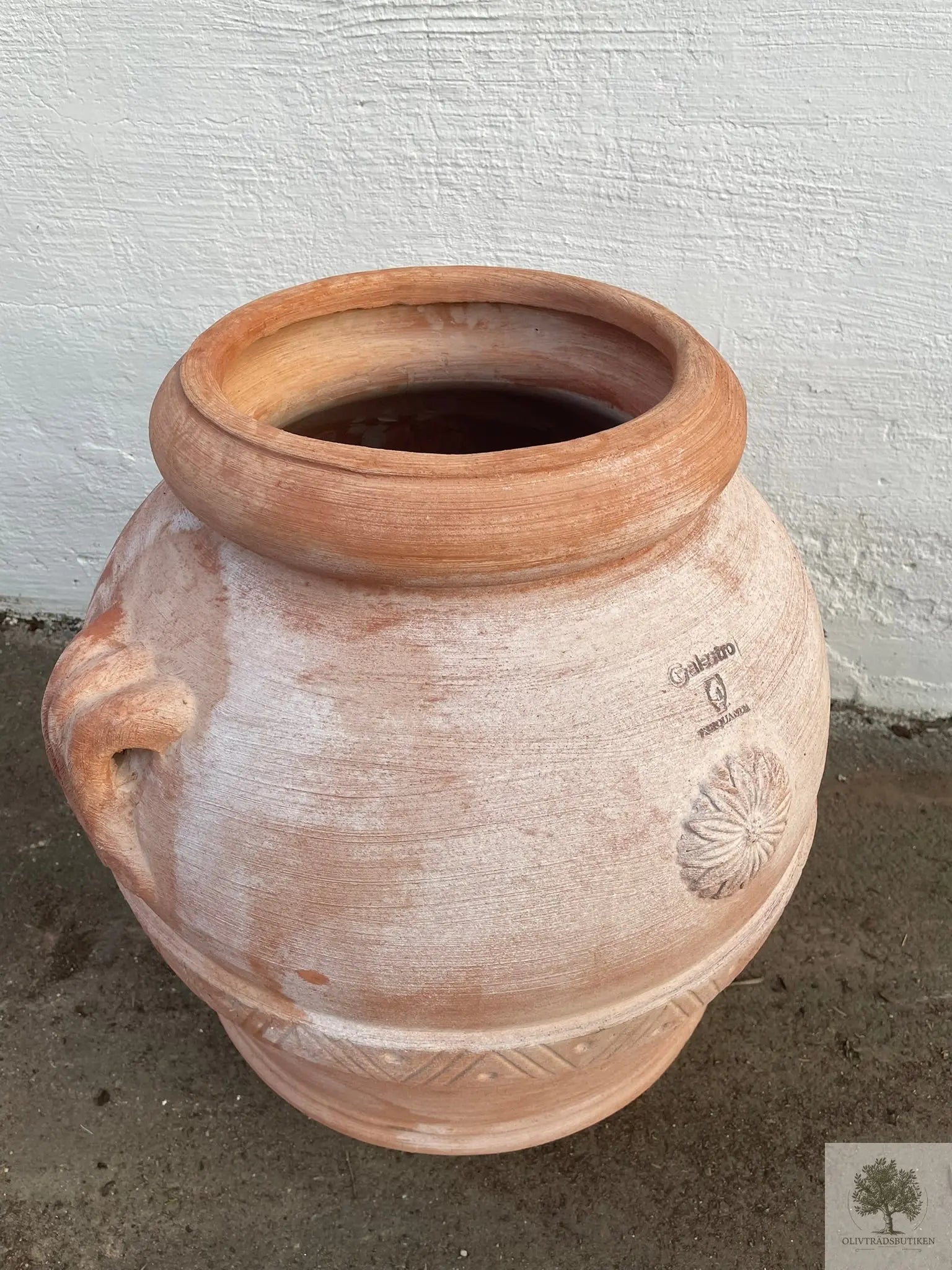Urna terrakotta- 70 cm höjd - 60 cm diameter Olivträdsbutiken