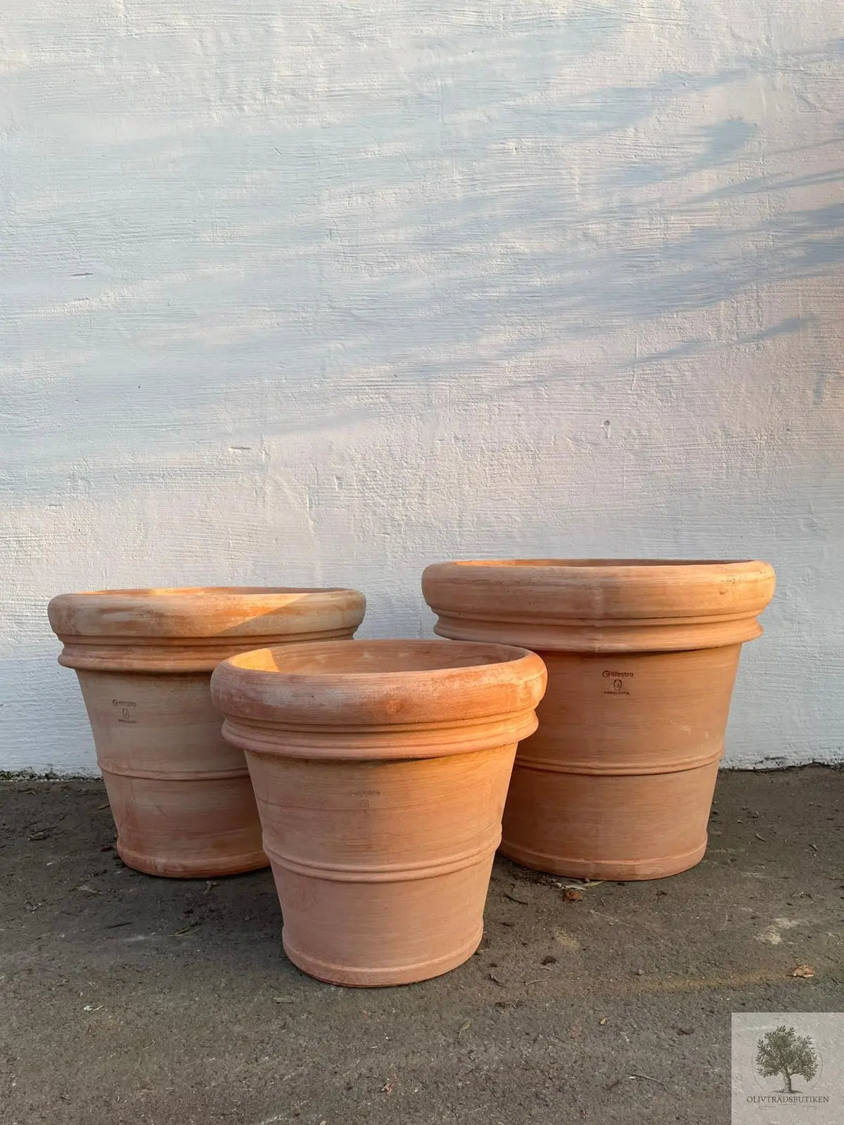 Terracottakruka - Toscana - 90 cm diameter - 71 cm höjd Olivträdsbutiken